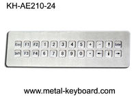 ИП65 делают клавиатуру водостойким Моунтабле нержавеющей стали промышленную с 24 ключами