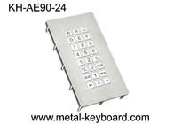 24 клавиатуры металла ключей изрезанных промышленных с установкой верхней панели