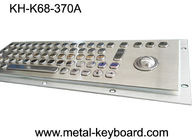 Клавиатура компьютера металла 70 ключей промышленная с клавиатурой киоска трекбола/нержавеющей стали
