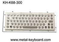 Пылезащитная клавиатура компьютера металла, кнопки клавиатуры 68 нержавеющей стали ключевые
