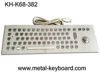 Клавиатура компьютера металла 67 Сс ключей промышленная с мышью и кнопками трекбола лазера 25мм