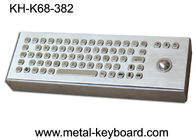 Клавиатура компьютера доказательства вандала промышленная с trackball и 71 ключом