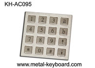 Изрезанная кнопочная панель держателя панели клавиатуры нержавеющей стали с 16 ключами