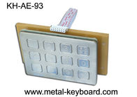 Промышленный металл 12 пользуется ключом числовая клавиатура металла, вандал кнопочной панели входа двери анти-