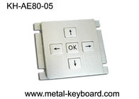 Ориентированные на заказчика ключи кнопочной панели 5 нержавеющей стали для промышленной зоны консоли