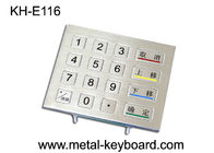 IP65 расклассифицировало кнопочную панель изрезанного металла численную, кнопочную панель 16 цифров ключей