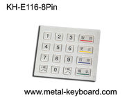Изрезанная кнопочная панель металла с 16 ключами/изготовленной на заказ кнопочной панелью ПС киоска/2 или соединителем УСБ