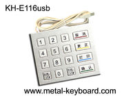 Изрезанная кнопочная панель киоска доступа металла USB с 16 ключами в матрице 4x4
