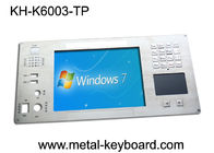 Изрезанная промышленная клавиатура с ключами мыши Touchpad и кнопочной панели 16 цифров