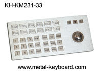 Ruggedized клавиатура Маунта панели металла промышленная с Trackball