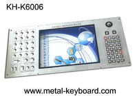 Ориентированная на заказчика промышленная клавиатура металла построенная в 30 кнопках и trackball 19mm