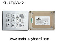 Кнопочная панель в 3x4 ключах матрицы 12, кнопочная панель металла нержавеющей стали доказательства вандала