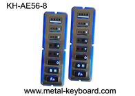 Освещенные контржурным светом ключи приведенные матрицы кнопочной панели 8 металла большие в крытых или на открытом воздухе условиях