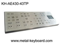 водостойкие ключи клавиатуры 43 нержавеющей стали 30mA с мышью сенсорной панели