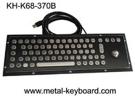 Клавиатура компьютера нержавеющей стали IP65 Win10 с трекболом лазера