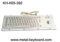 Водоустойчивая промышленная нержавеющая сталь клавиатуры ПК IP65 65 ключей с трекболом