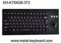 Почищенная щеткой клавиатура SS регулируемая промышленная с USB PS2 трекбола