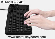 Усиливанные промышленные ключи клавиатуры 106 силиконовой резины с пластиковой сенсорной панелью