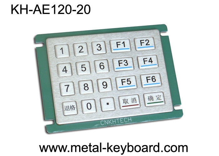 IP65 расклассифицировало воду - придайте непроницаемость кнопочная панель цифров металла численная в 5x4 ключах матрицы 20