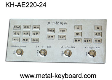 Клавиатура с 24 ключами, полная клавиатура входа изрезанной нержавеющей стали промышленная металла