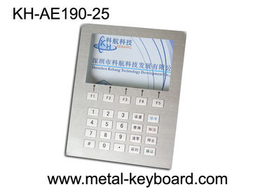 Изготовленная на заказ клавиатура нержавеющей стали плана, кнопочная панель киоска цифров с 25 ключами