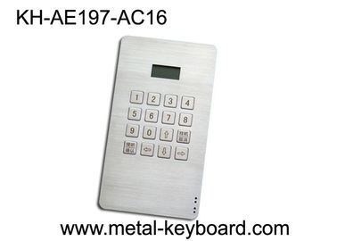 кнопочная панель конструкции 4x4 изрезанная металлическая с 16 ключами для системы контроля допуска