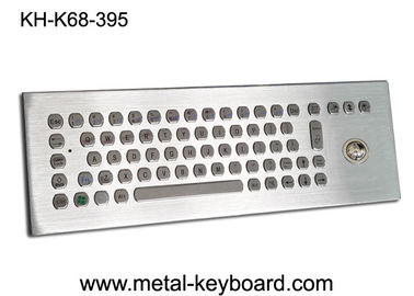 67 ключей Метал настольная промышленная клавиатура с трекболом для промышленной платформы контроля