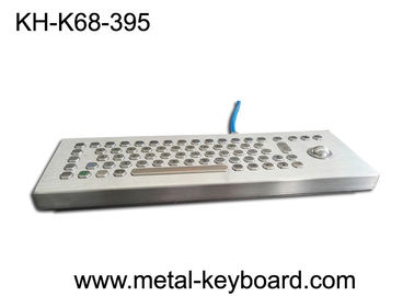 Автономной клавиатура усиливанная нержавеющей сталью, промышленная настольная клавиатура с трекболом