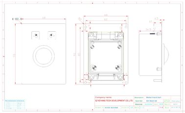 Лазер указывая промышленная мышь Trackball Маунта панели, Trackball тарифа IP65 изрезанный