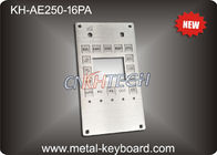 Ключи кнопочной панели 16 киоска нержавеющей стали кнопочной панели нержавеющей стали IP65 ориентированные на заказчика промышленные