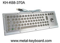 Клавиатура компьютера вандала устойчивая промышленная с трекболом, водостойким металлом клавиатуры