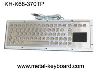 Клавиатура с ключами сенсорной панели 70, клавиатура стабилизированного представления промышленная сенсорной панели металла