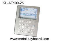 Изготовленная на заказ клавиатура нержавеющей стали плана, кнопочная панель киоска цифров с 25 ключами