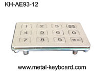 Вода IP 65 кнопочной панели цифров - придайте непроницаемость ключи кнопочной панели 12 металла для торгового автомата