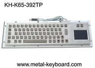 Клавиатура держателя панели доказательства пыли порта УСБ промышленная металлическая с сенсорной панелью
