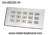 Числовая клавиатура клавиатуры киоска металла нержавеющей стали 15 ключей ориентированная на заказчика планом 3 кс 5