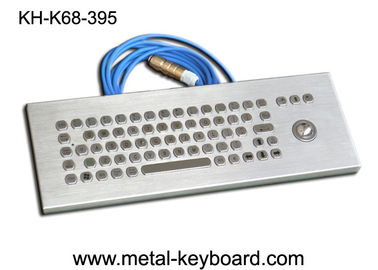 Клавиатура настольного компьютера Ruggedized нержавеющей сталью с Trackball лазера