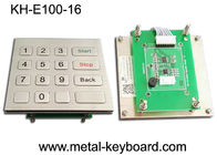 Материал нержавеющей стали числовой клавиатуры металла УСБ интерфейса с 16 плоскими ключами