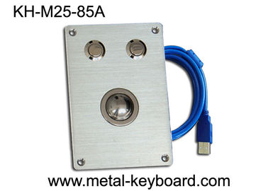 Указывающее устройство изрезанного киоска промышленное с мышью трекбола металла 25ММ и 2 круглыми кнопками